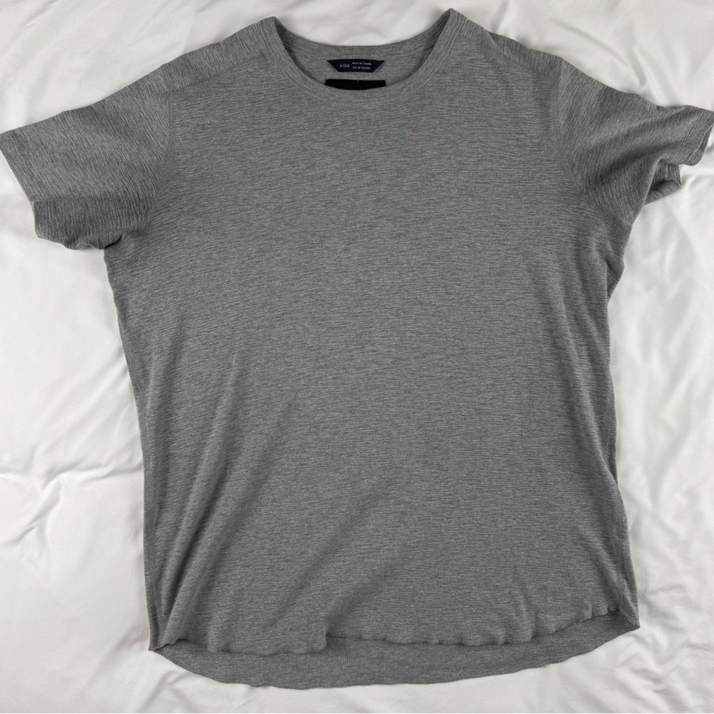 Wings + Horns Heather Gray Short Sleeve Tee